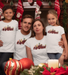 Rodinné Vianočné tričká rodinka